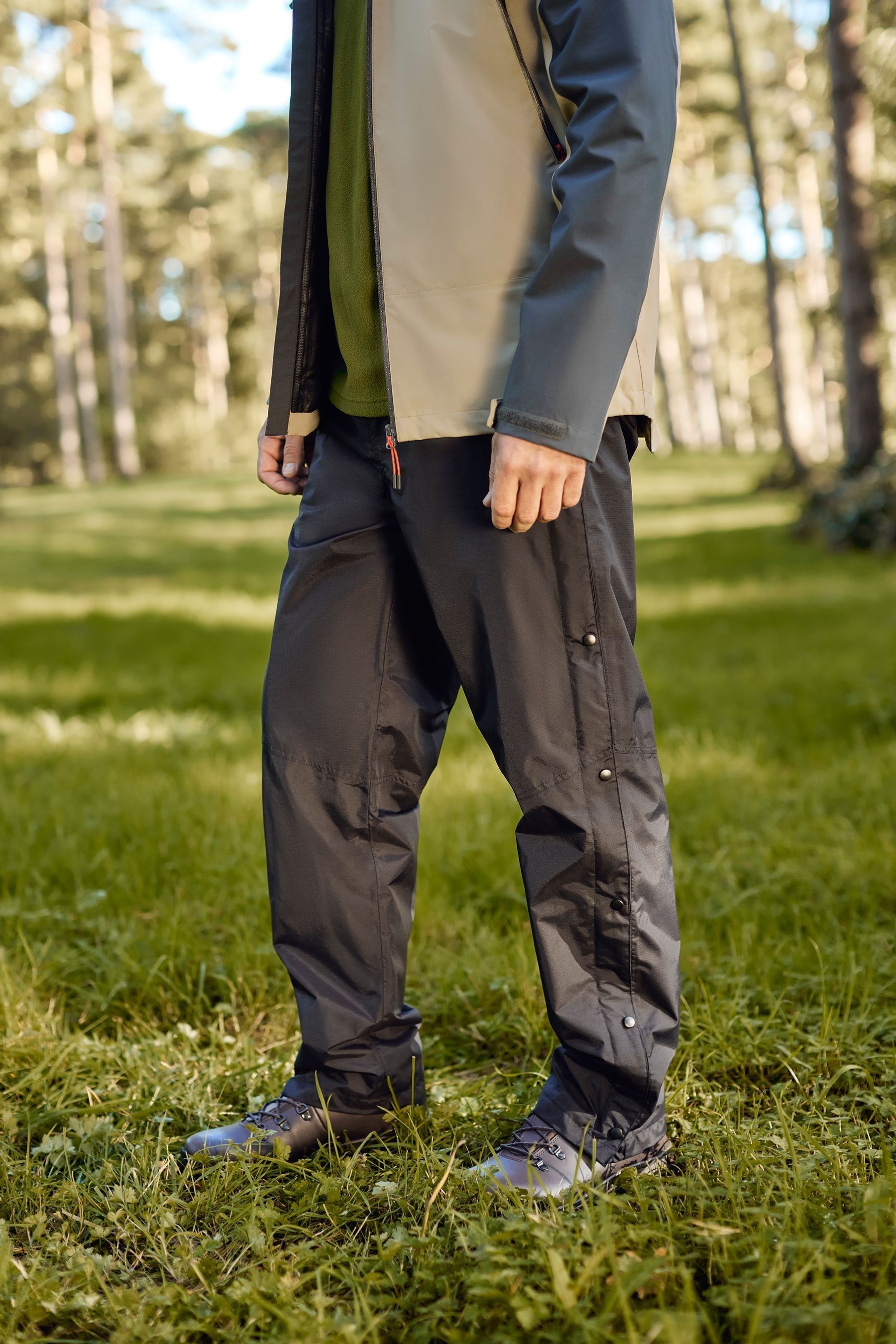 Buy Mountain Warehouse Black Mens Downpour Waterproof Trousers from Next Germany