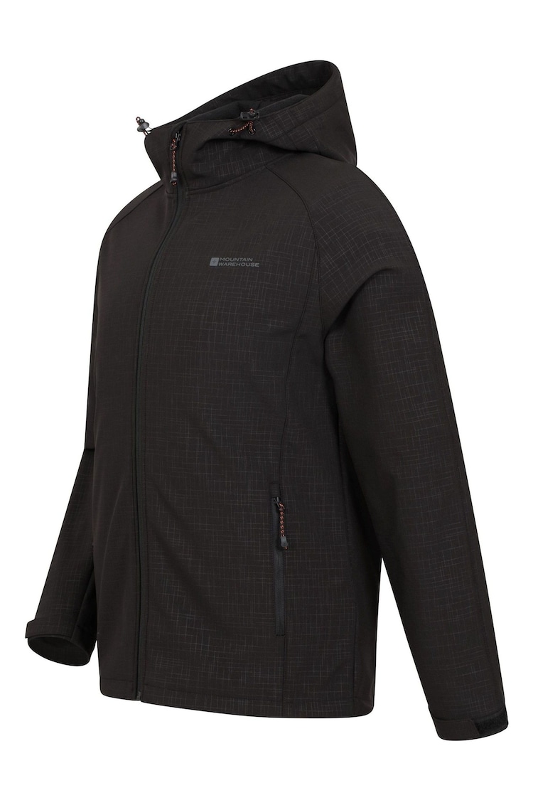 Mountain Warehouse Black/Grey Exodus Mens Showerproof Softshell - Image 5 of 5