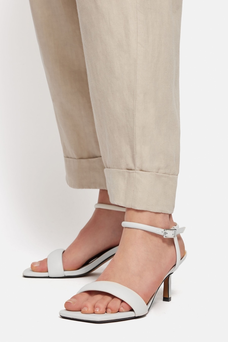 Jigsaw White Iris Heels - Image 1 of 4