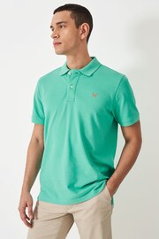 Crew Clothing Plain Cotton Classic Polo Shirt - Image 1 of 5