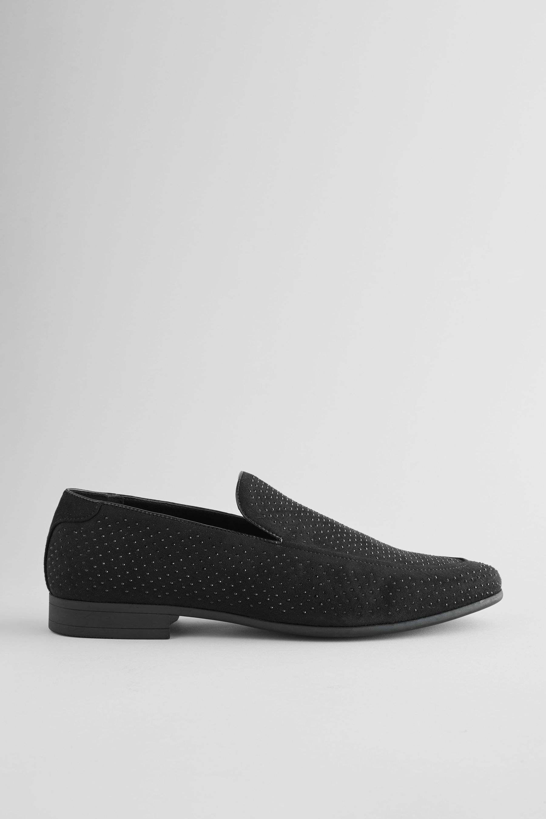 Black Sparkly Loafers
