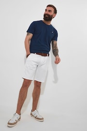 Joe Browns White Washed Chino Shorts - Image 2 of 5