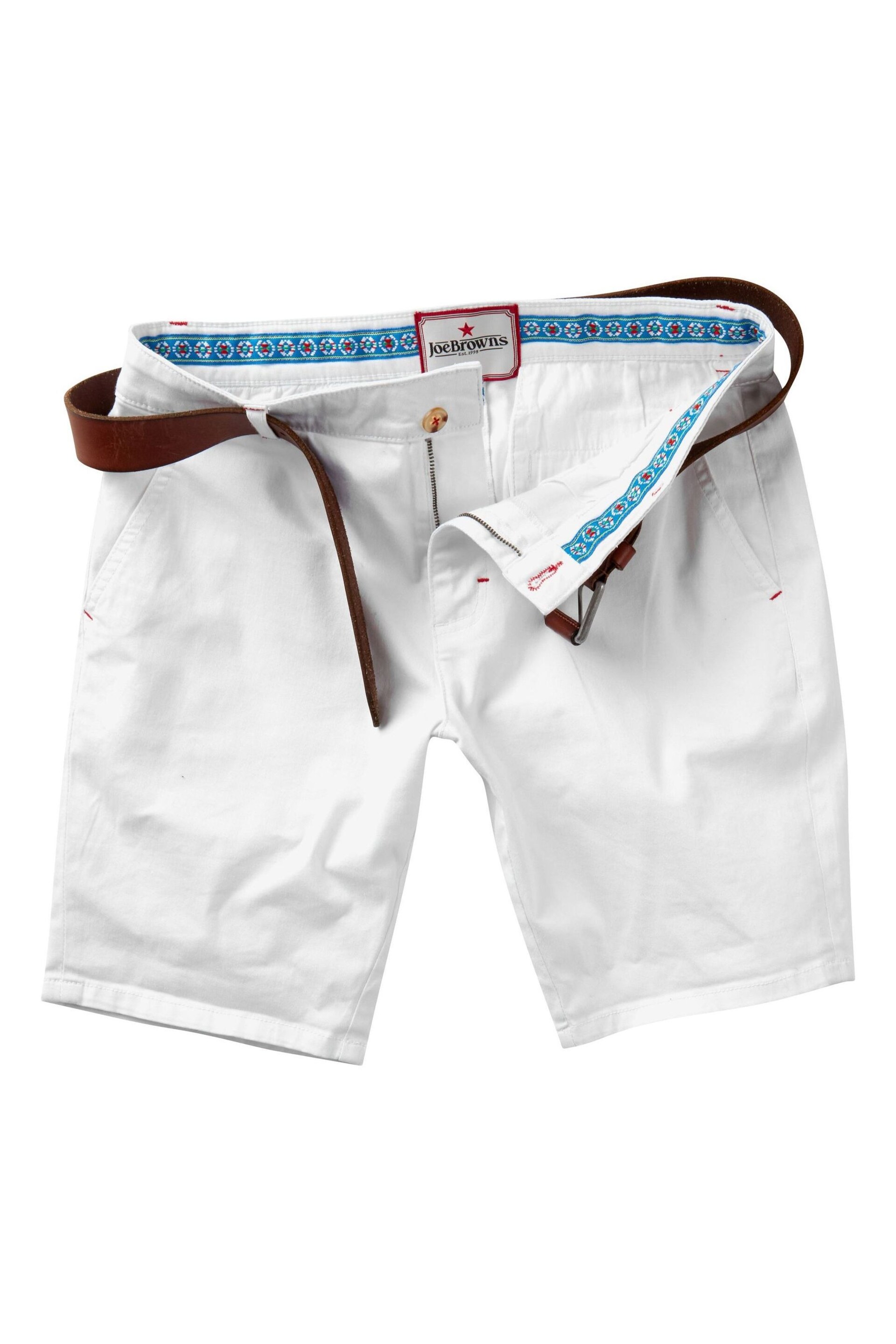 Joe Browns White Washed Chino Shorts - Image 5 of 5