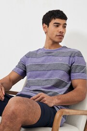 Crew Clothing Perfect Scoop Short Sleeve Slub T-Shirt - Image 4 of 5