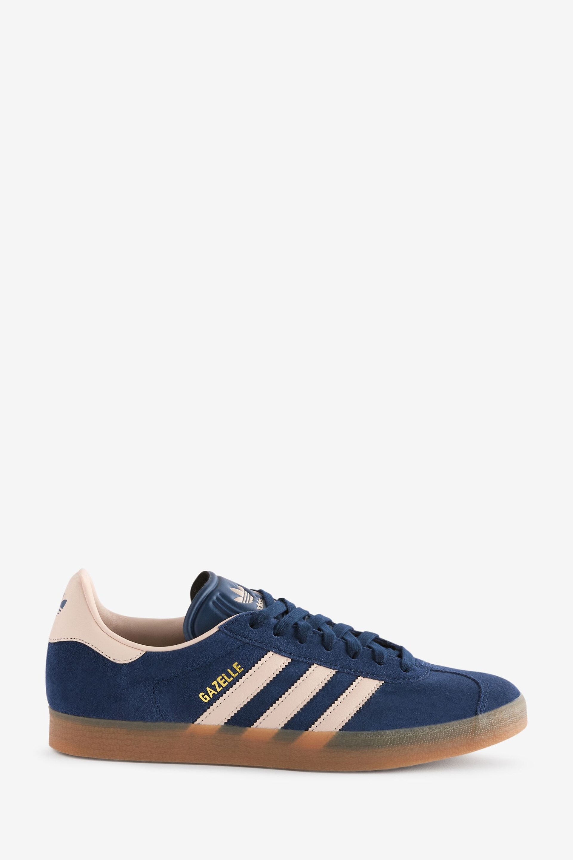 adidas Originals Navy Gazelle Trainers - Image 1 of 1