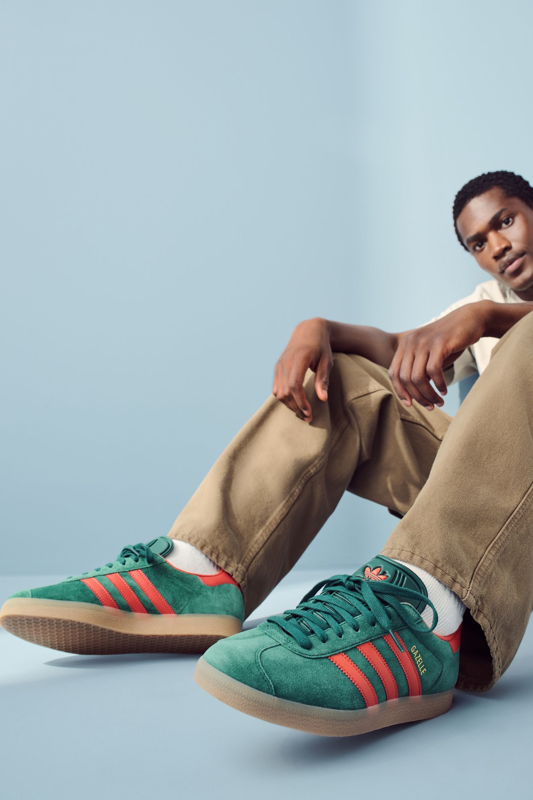Buy adidas Originals Green Red Gazelle Trainers from Next United Arab Emirates