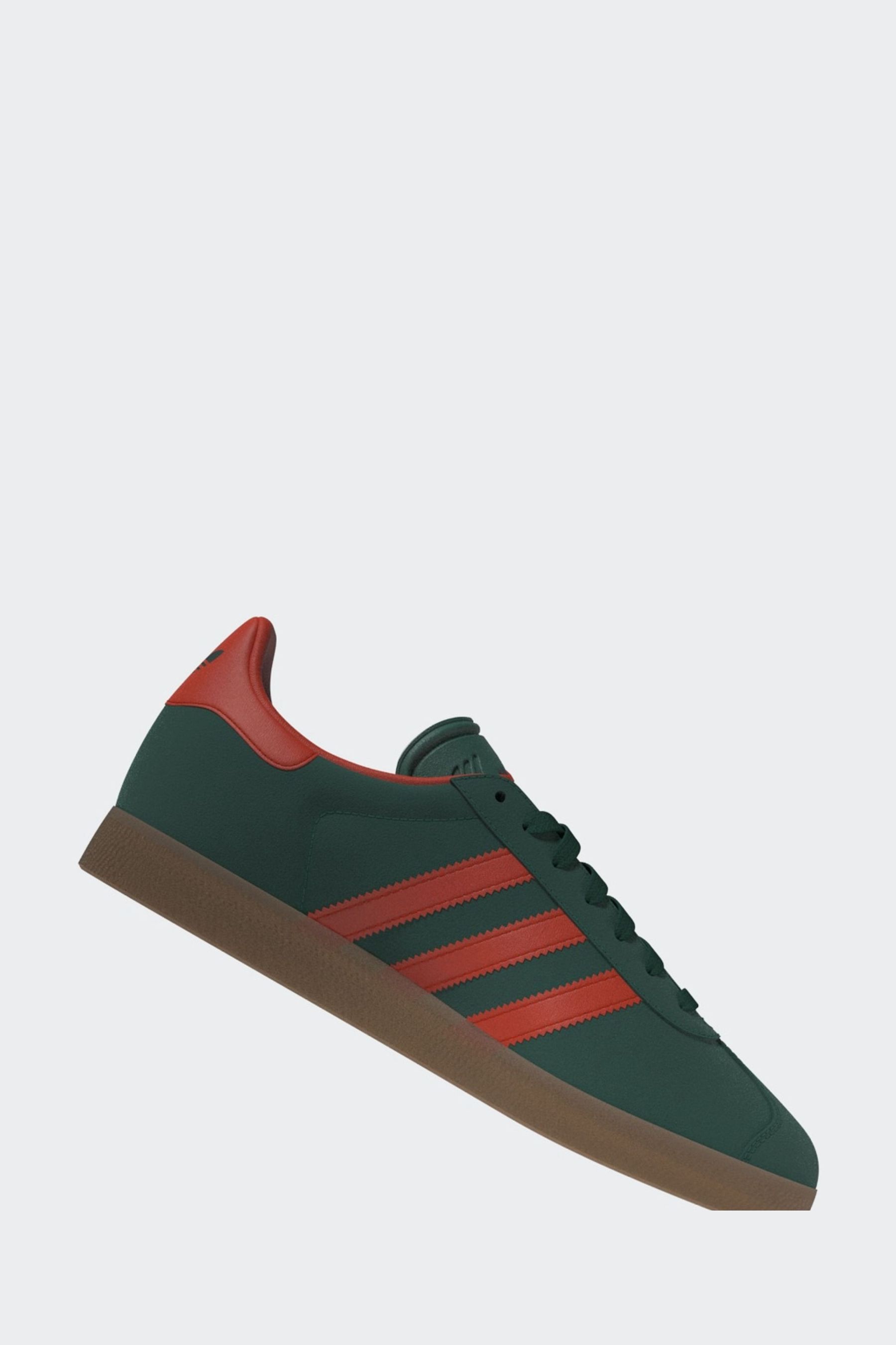 Buy adidas Originals Dark Green Gazelle Trainers from Next Luxembourg