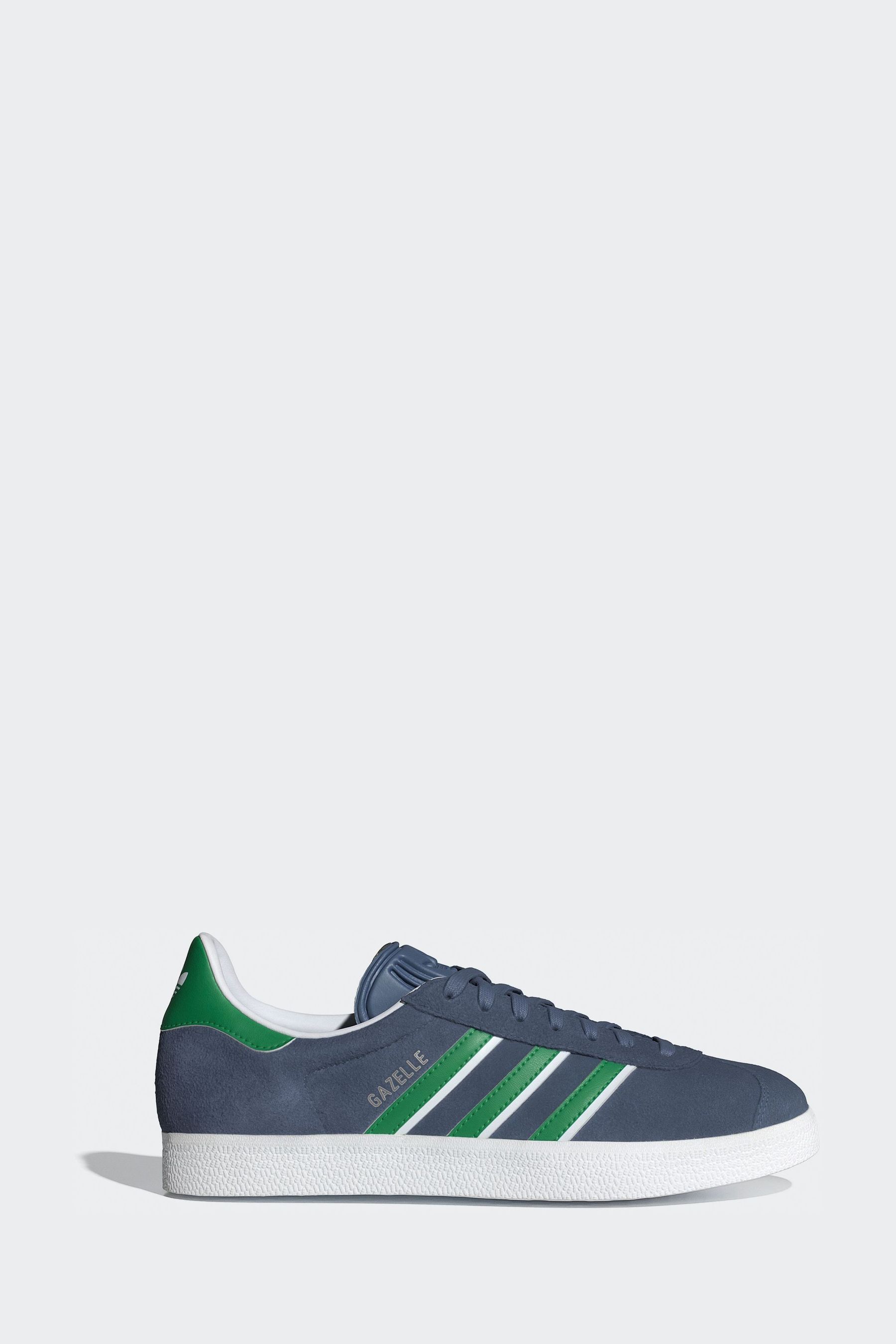 Blue and green adidas gazelle new arrivals