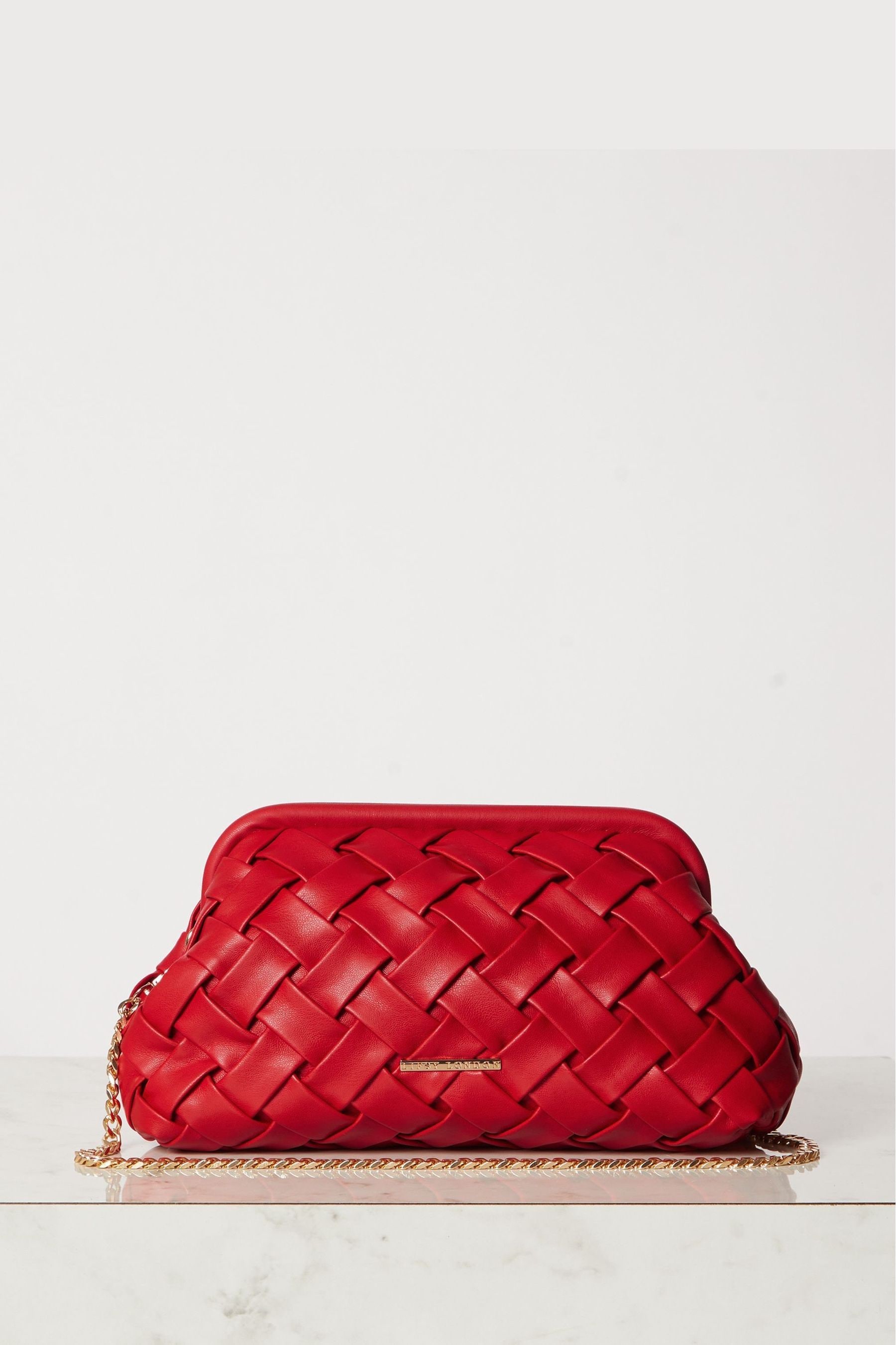 Red handbag next on sale