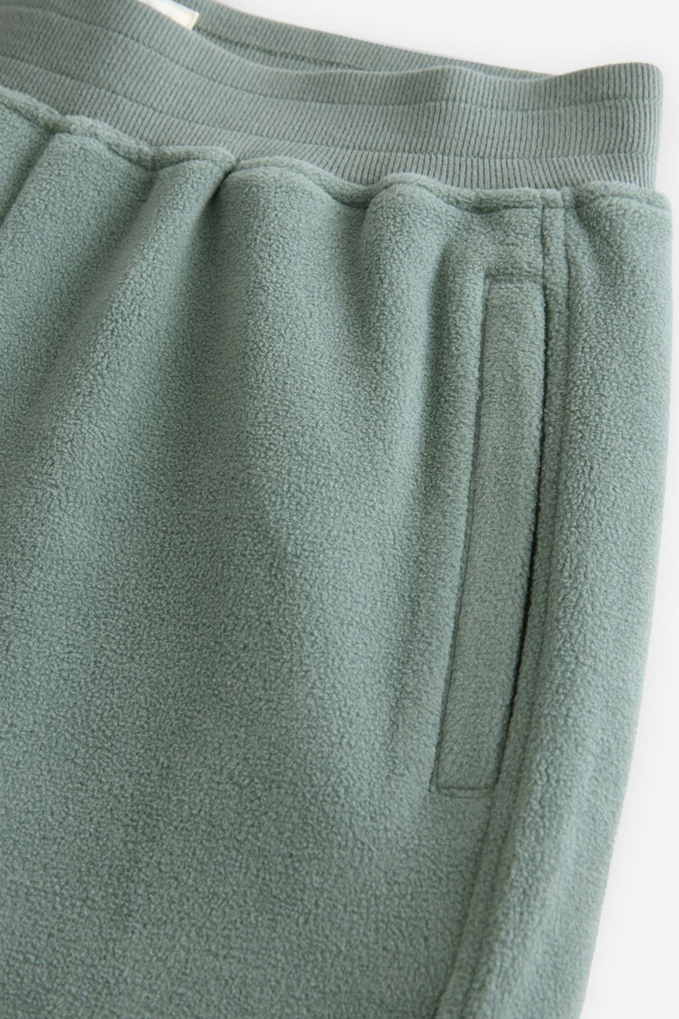 Green Fleece Joggers - Image 2 of 3