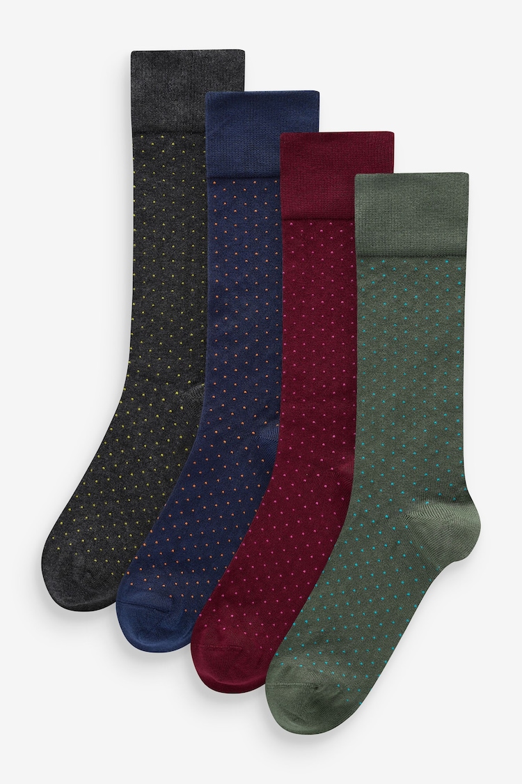 Spot 4 Pack Modal Signature Socks - Image 1 of 5