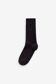 Black Metallic Logo 5 Pack Embroidered Lasting Fresh Socks - Image 4 of 6