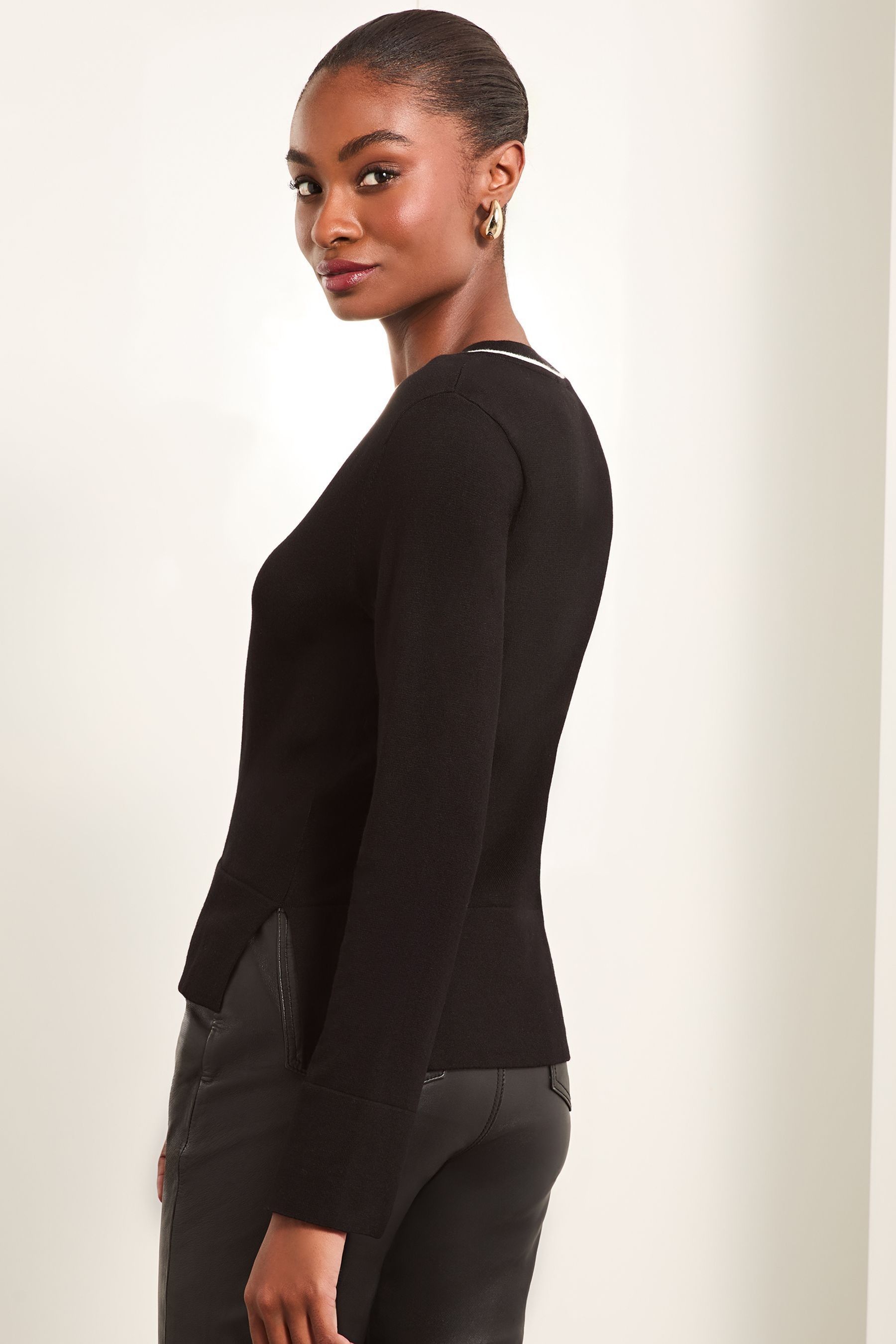 Lipsy black jumper hotsell