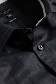 Ted Baker Black Linen Palomas Shirt - Image 5 of 5