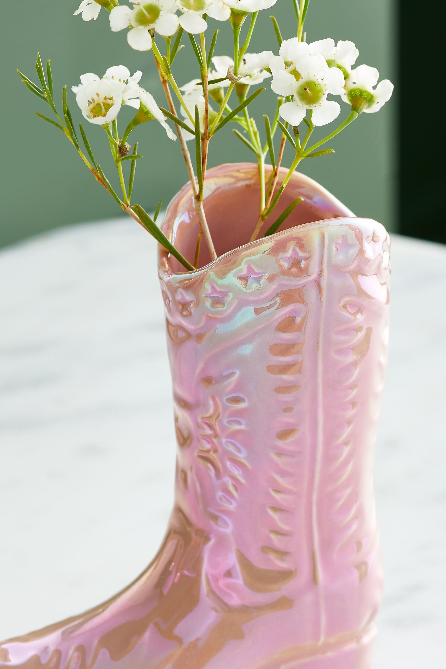 Pink Mini Cowboy Boots