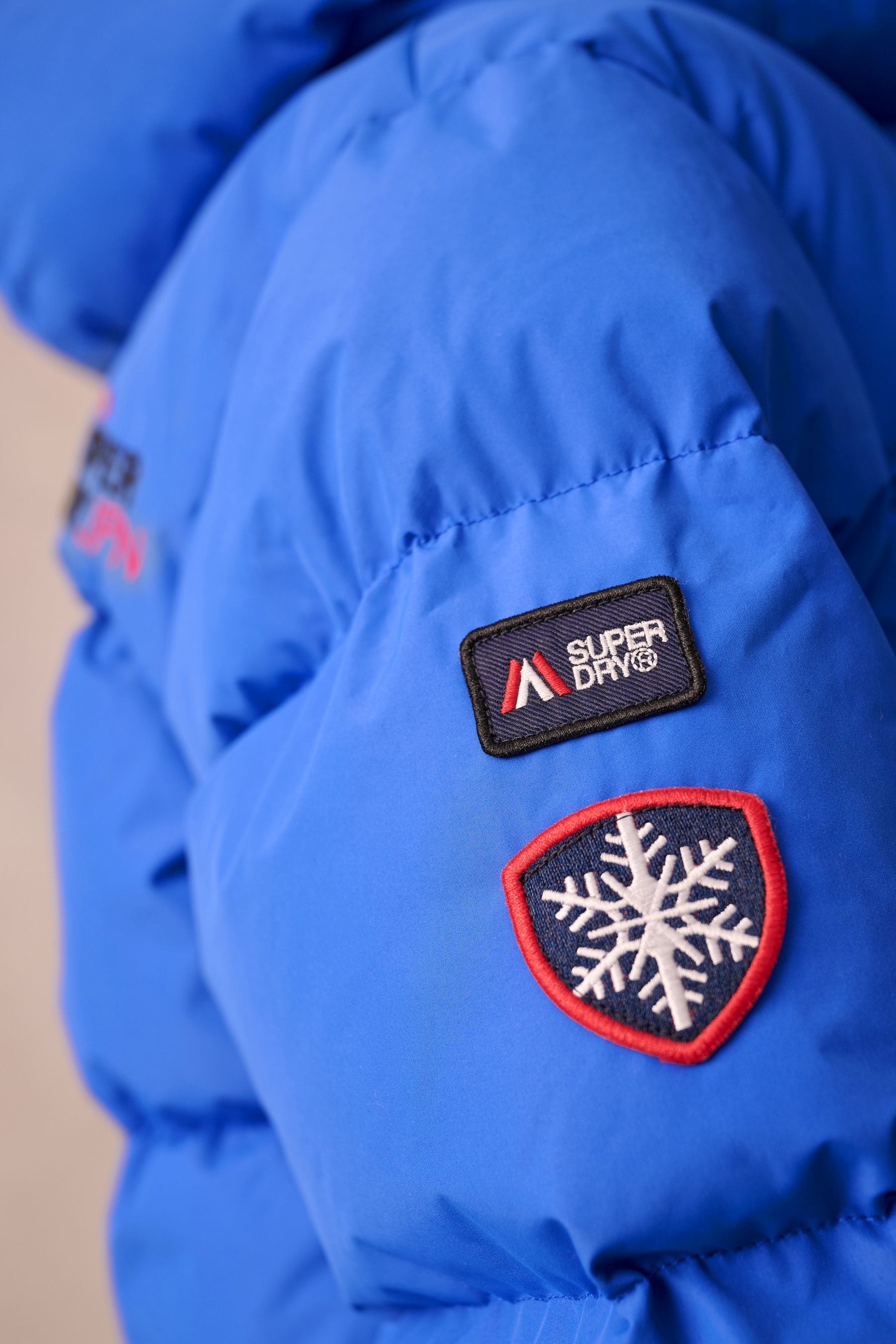Superdry blue coat cheap