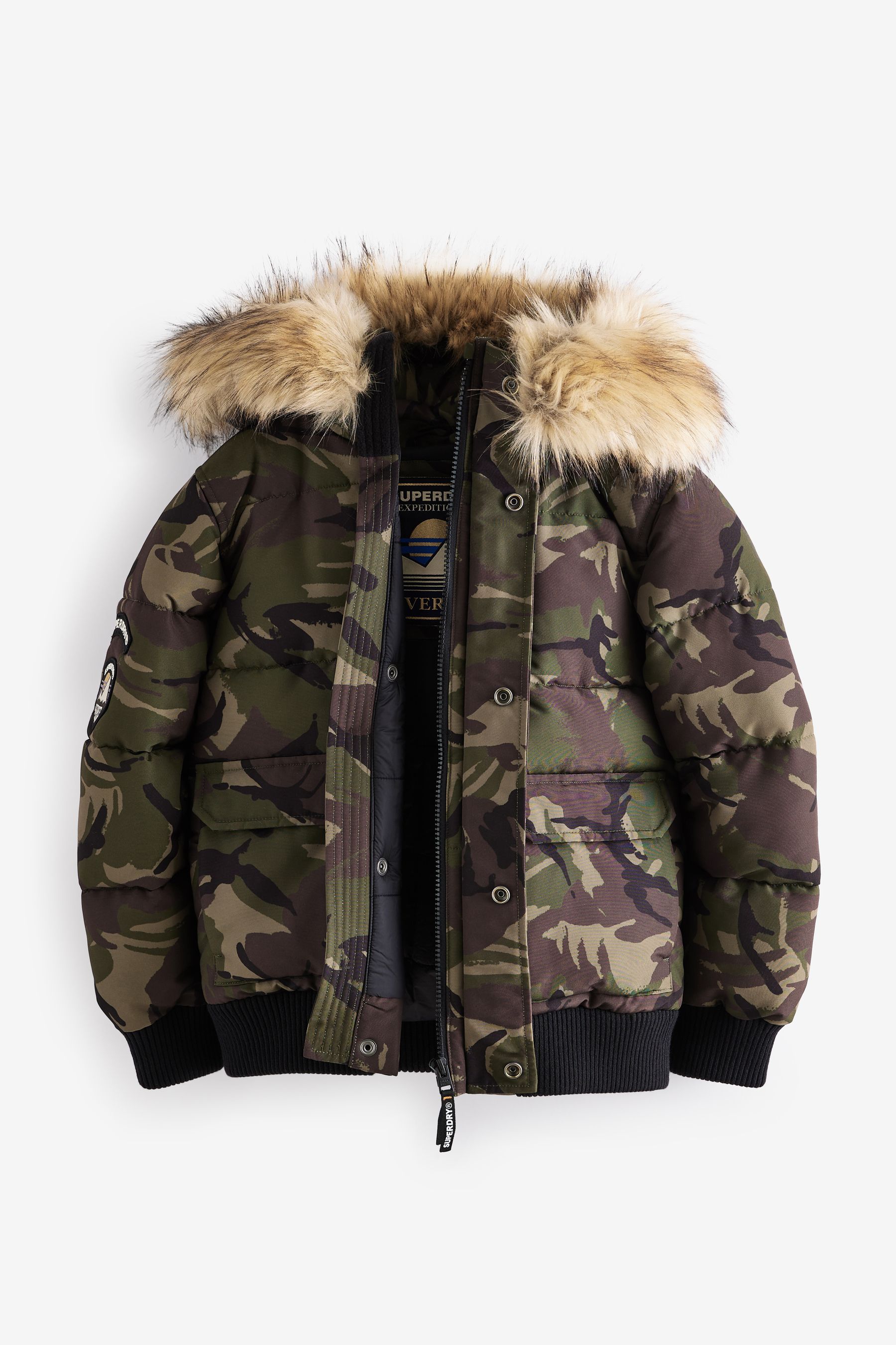 Buy Superdry Camouflage Everest Bomber Coat from Next Canada