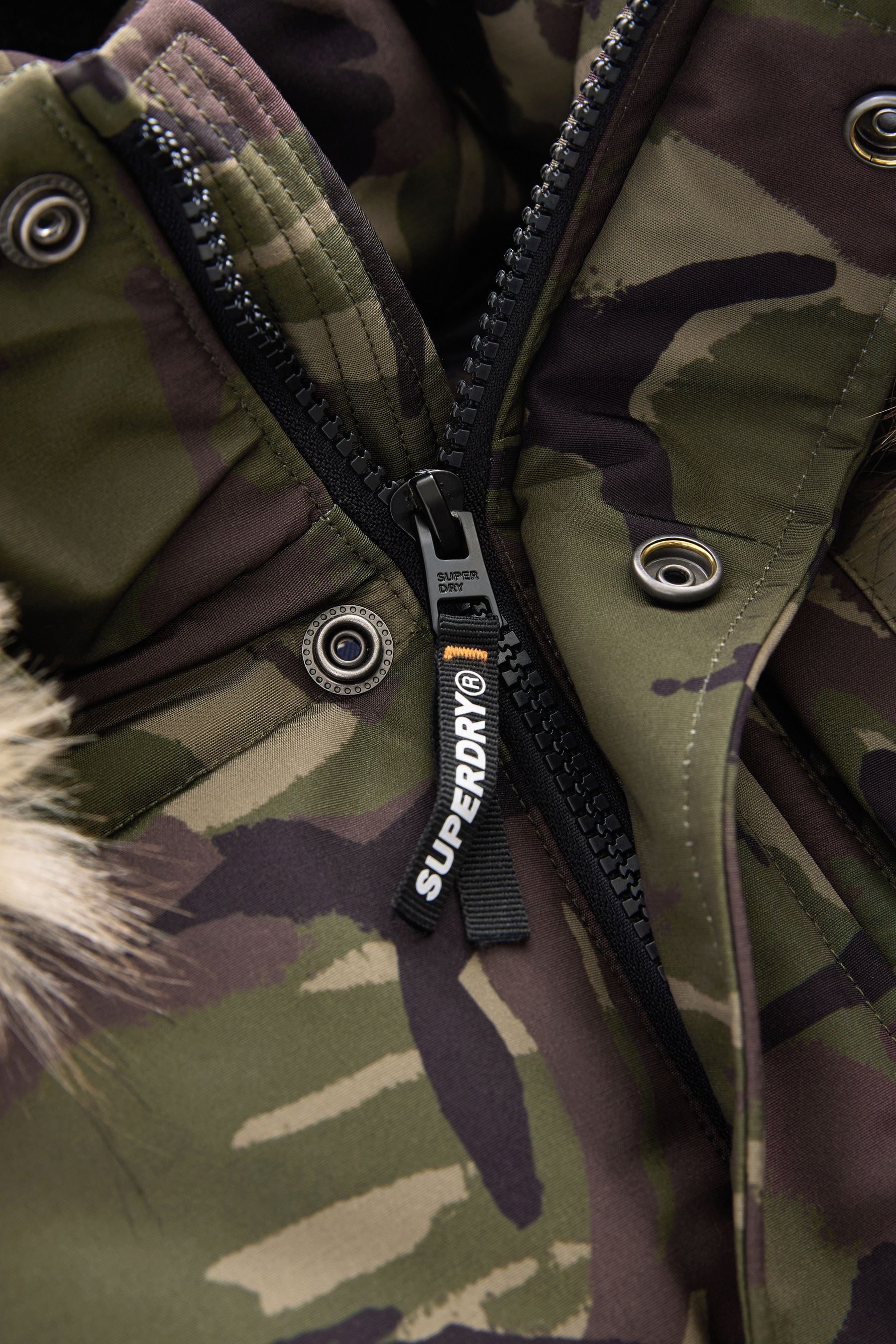 Superdry camo parka hot sale