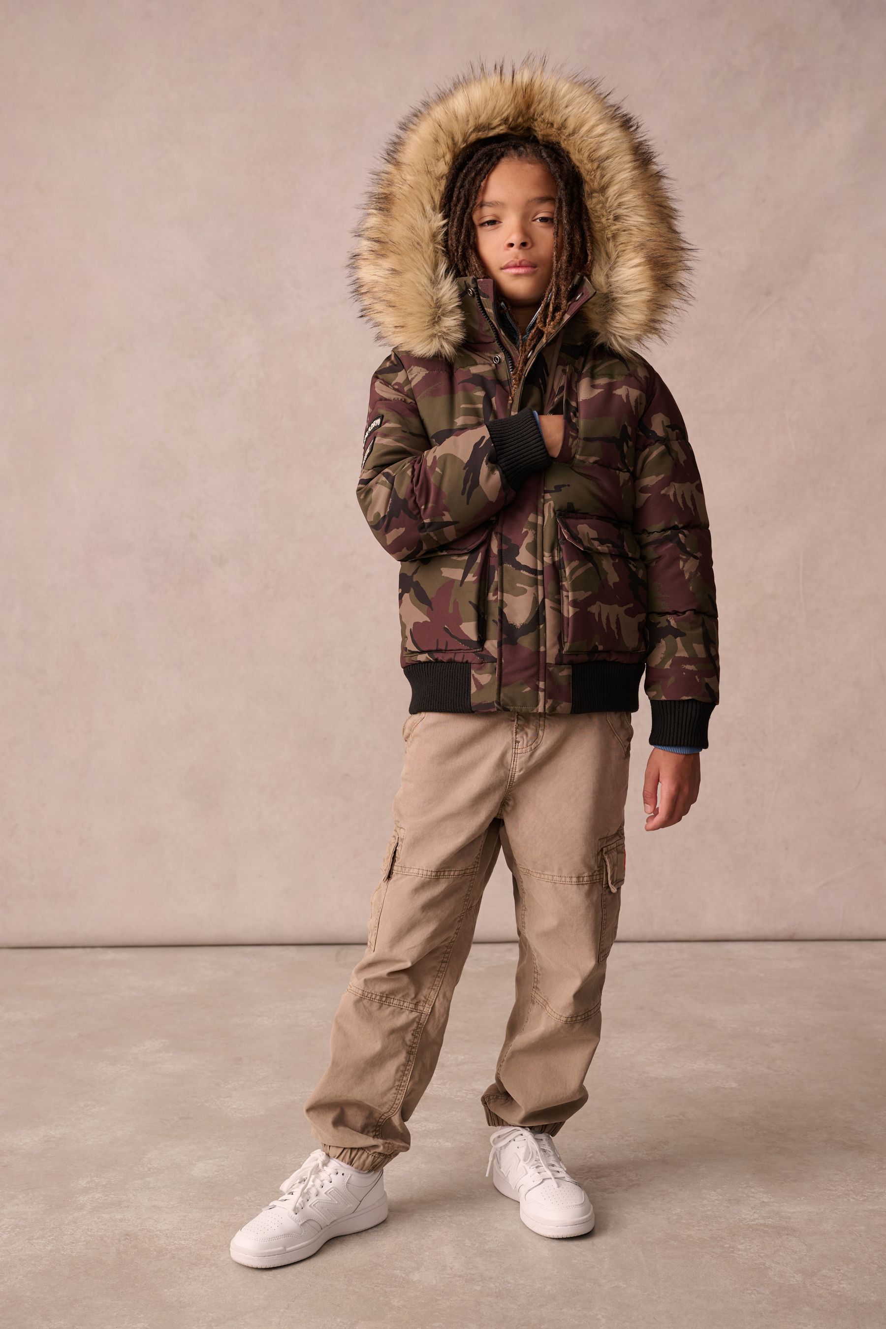 Superdry everest parka camo 2025