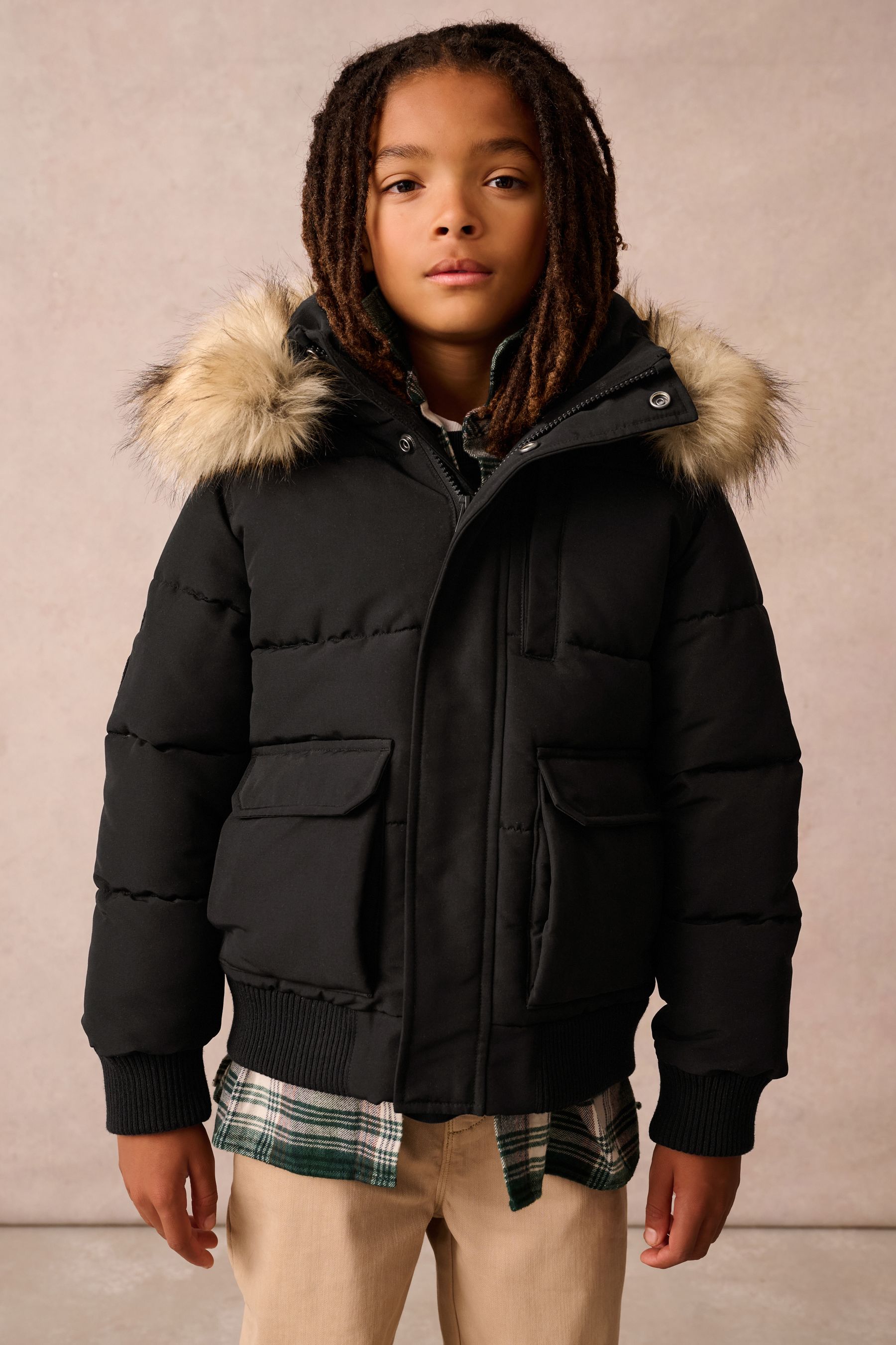 Boys Superdry Black Everest Bomber Jacket black price in Dubai UAE Compare Prices