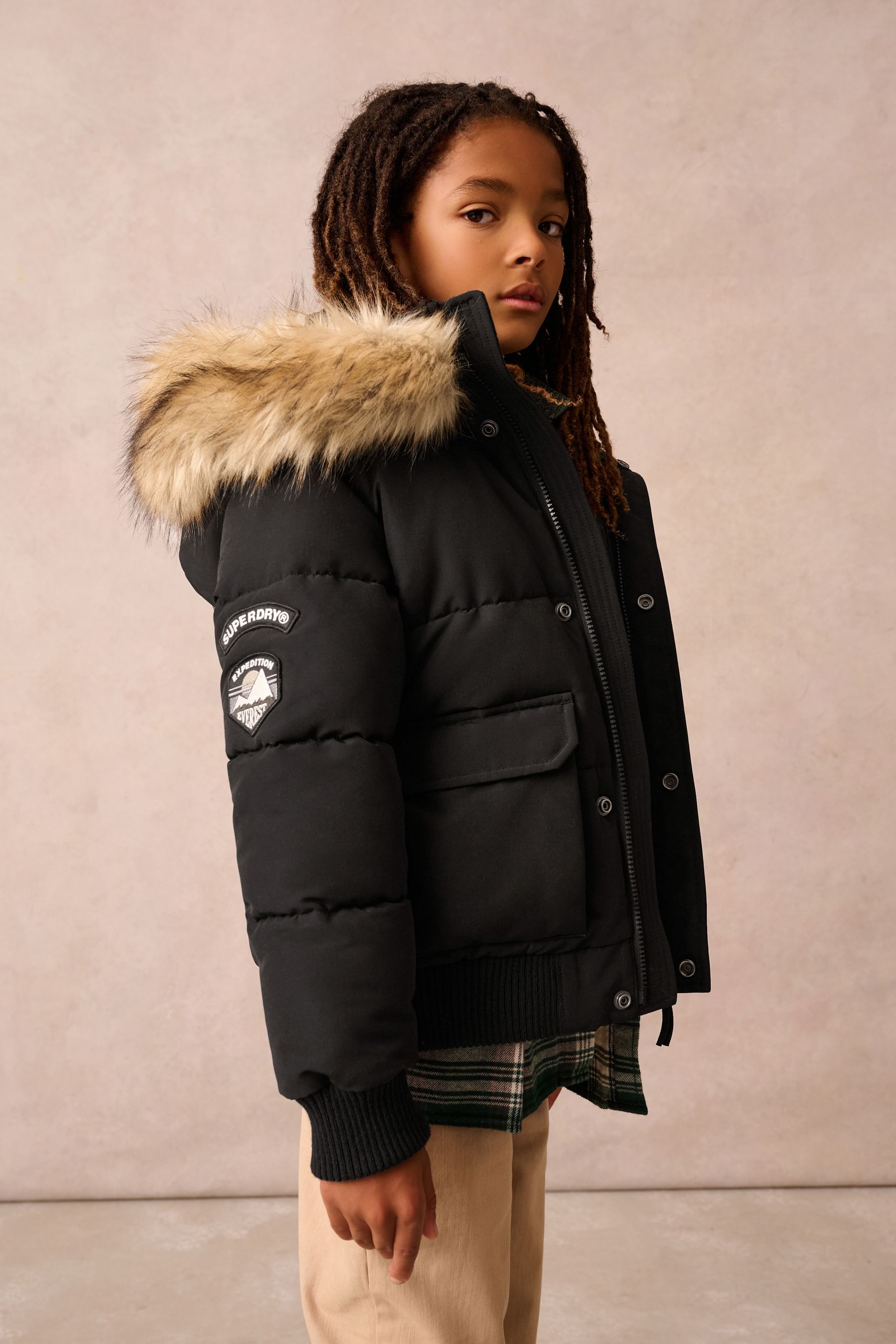 Superdry girls coat store