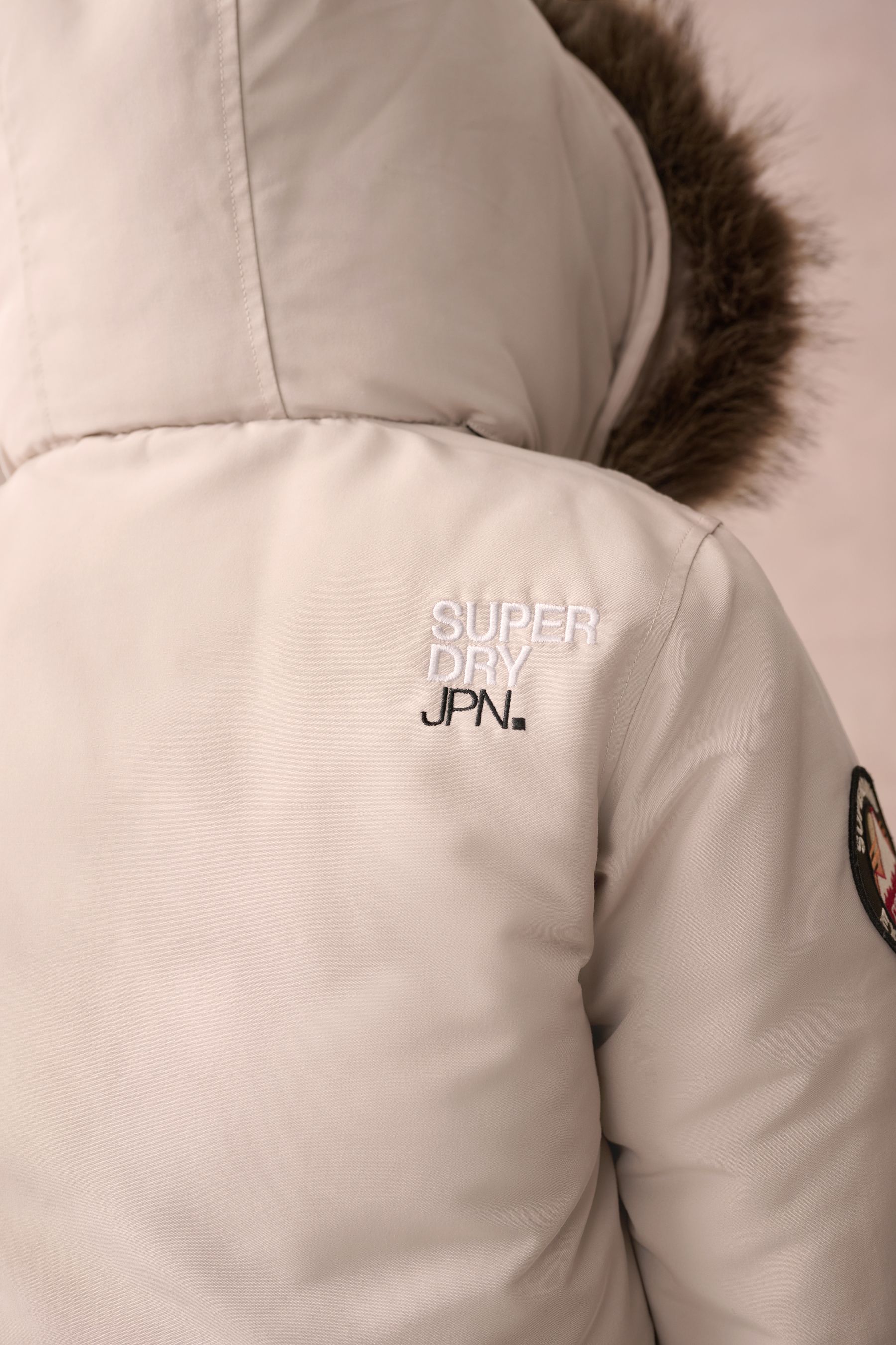 Buy Superdry Cream Everest Parka Coat from Next Malta