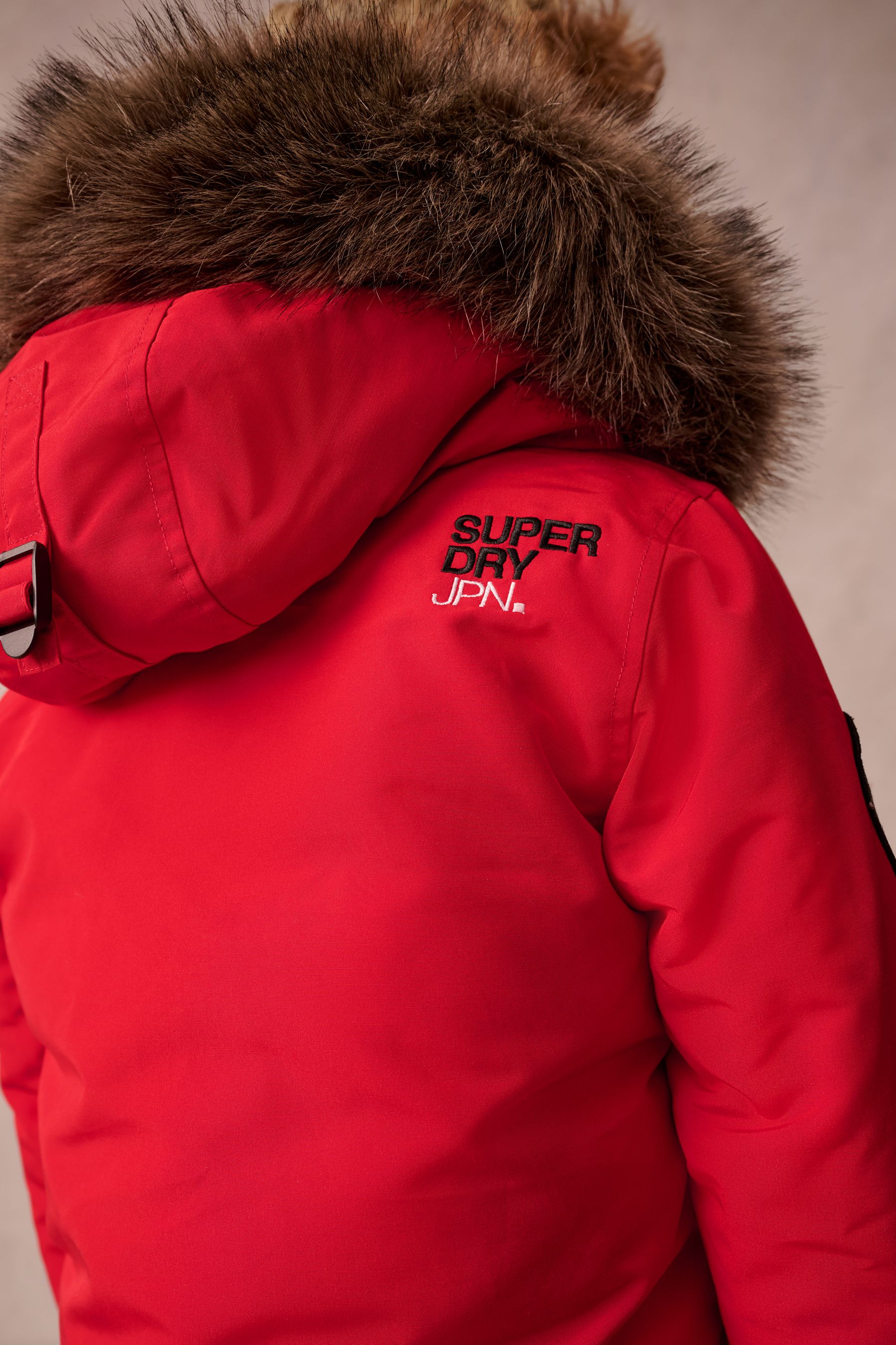 Superdry Red Everest Parka Coat 9 Yrs Childrens