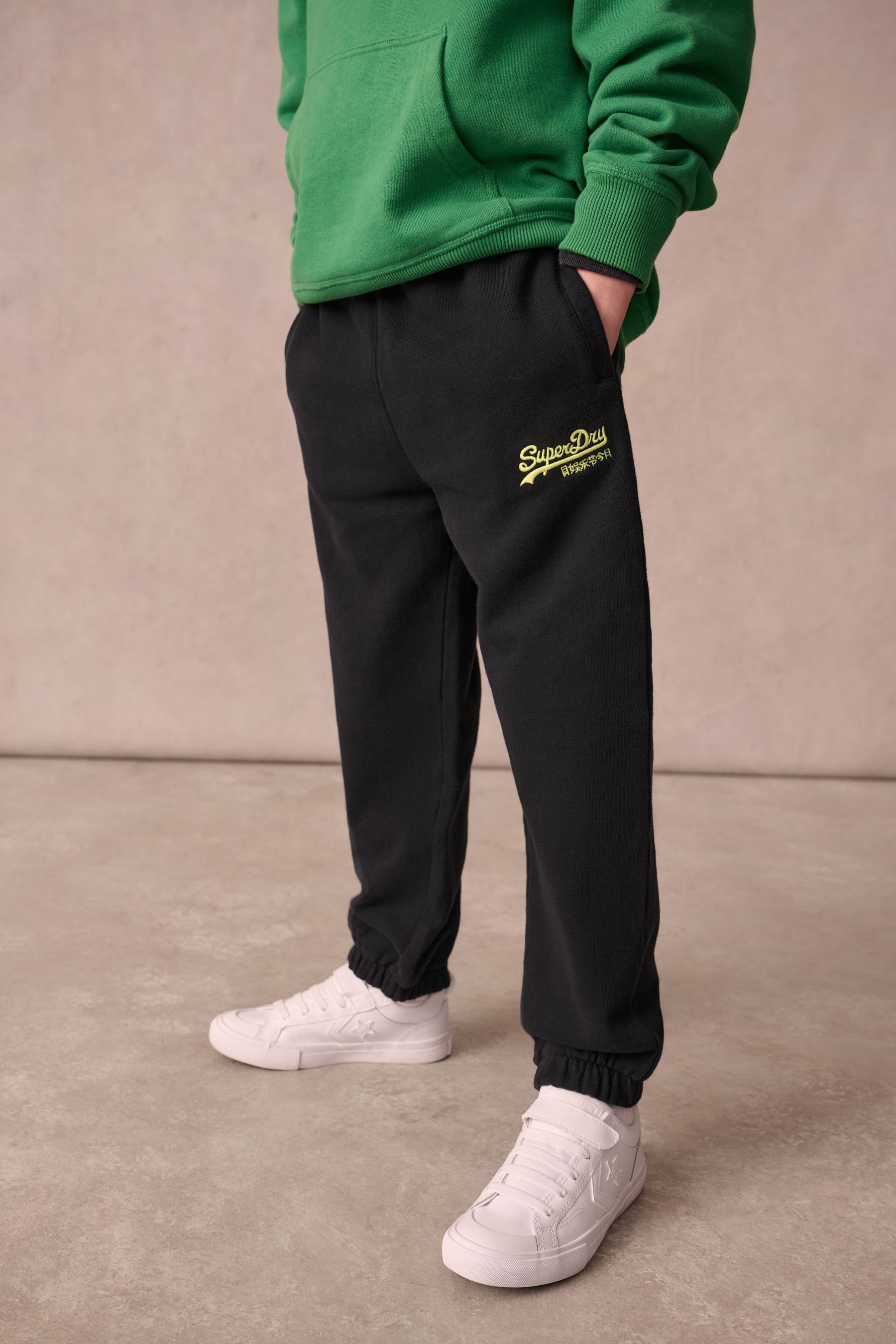 Superdry navy joggers shop