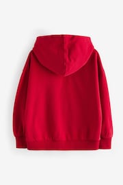 Superdry Red Oversized Hoodie - Image 5 of 7