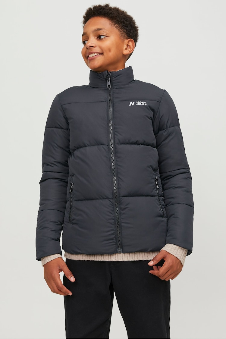 JACK & JONES Black Padded Jacket - Image 1 of 6