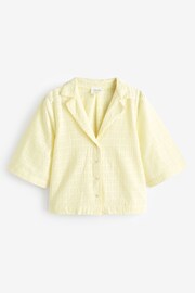 Yellow Broderie Short Set Pyjamas - Image 7 of 9