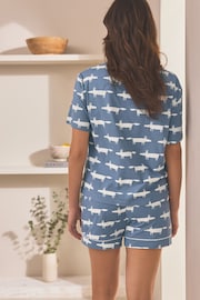 Blue Scion at Next Mr. Fox Short Set Pyjamas - Image 3 of 3