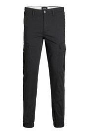 JACK & JONES Black Chino Trousers - Image 1 of 3