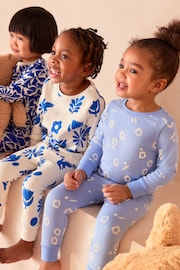 Blue Stampy Pyjamas 3 Pack (9mths-16yrs) - Image 4 of 11