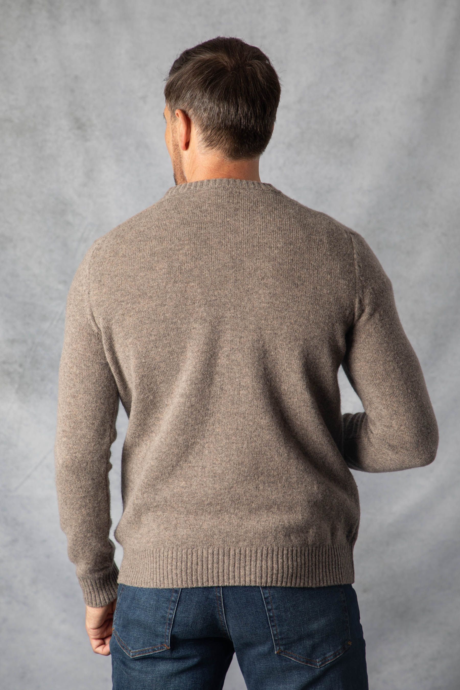 Buy Lakeland Clothing Cream British Lambswool Crew Neck Jumper from Next Luxembourg