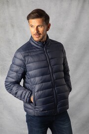 Lakeland Leather Blue Lightweight Padded Jacket - Image 7 of 7