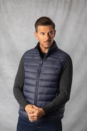 Lakeland Clothing Blue Lightweight Padded Gilet - Image 4 of 6