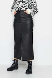 Long Tall Sally Black Coated Skirt - Image 1 of 4