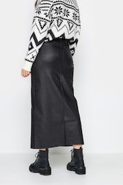 Long Tall Sally Black Coated Skirt - Image 2 of 4