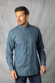Lakeland Clothing Blue Harrison Denim Shirt - Image 1 of 6