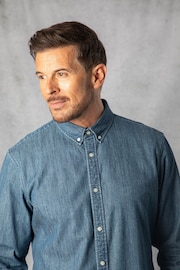 Lakeland Clothing Blue Harrison Denim Shirt - Image 2 of 6