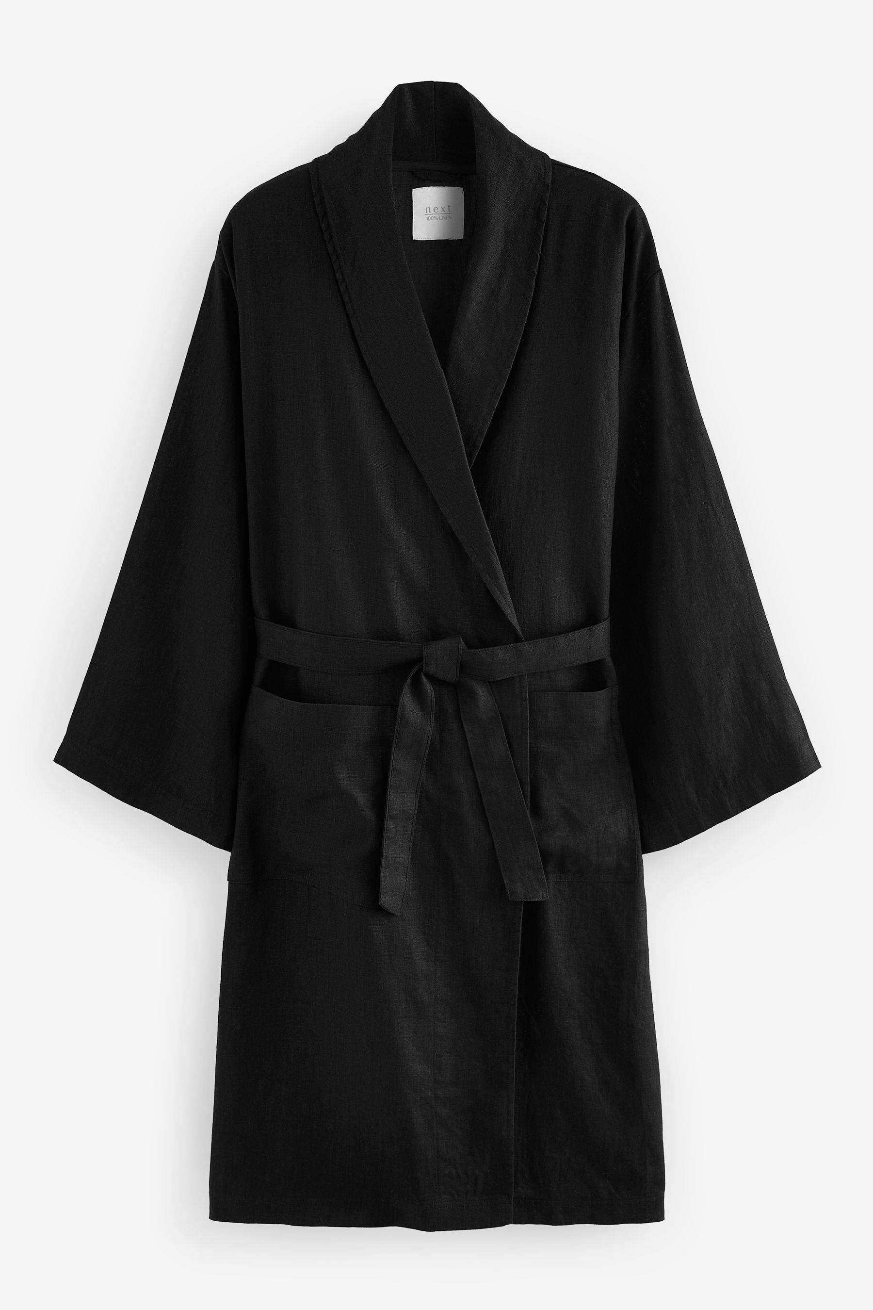 Next black dressing gown online