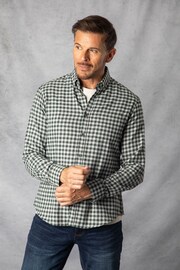 Lakeland Clothing Grey Oliver Gingham Shirt - Image 3 of 7