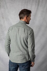 Lakeland Clothing Grey Oliver Gingham Shirt - Image 4 of 7