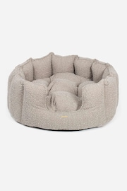 Lords and Labradors Mink Brown High Sided Boucle Dog Bed - Image 2 of 3