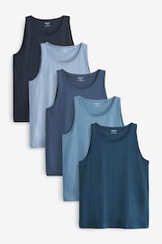Blue Vests 5 Pack - Image 1 of 16