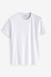 White 10 pack Slim Fit T-Shirts - Image 5 of 8