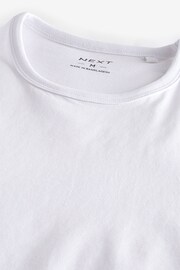 White 10 pack Slim Fit T-Shirts - Image 6 of 8