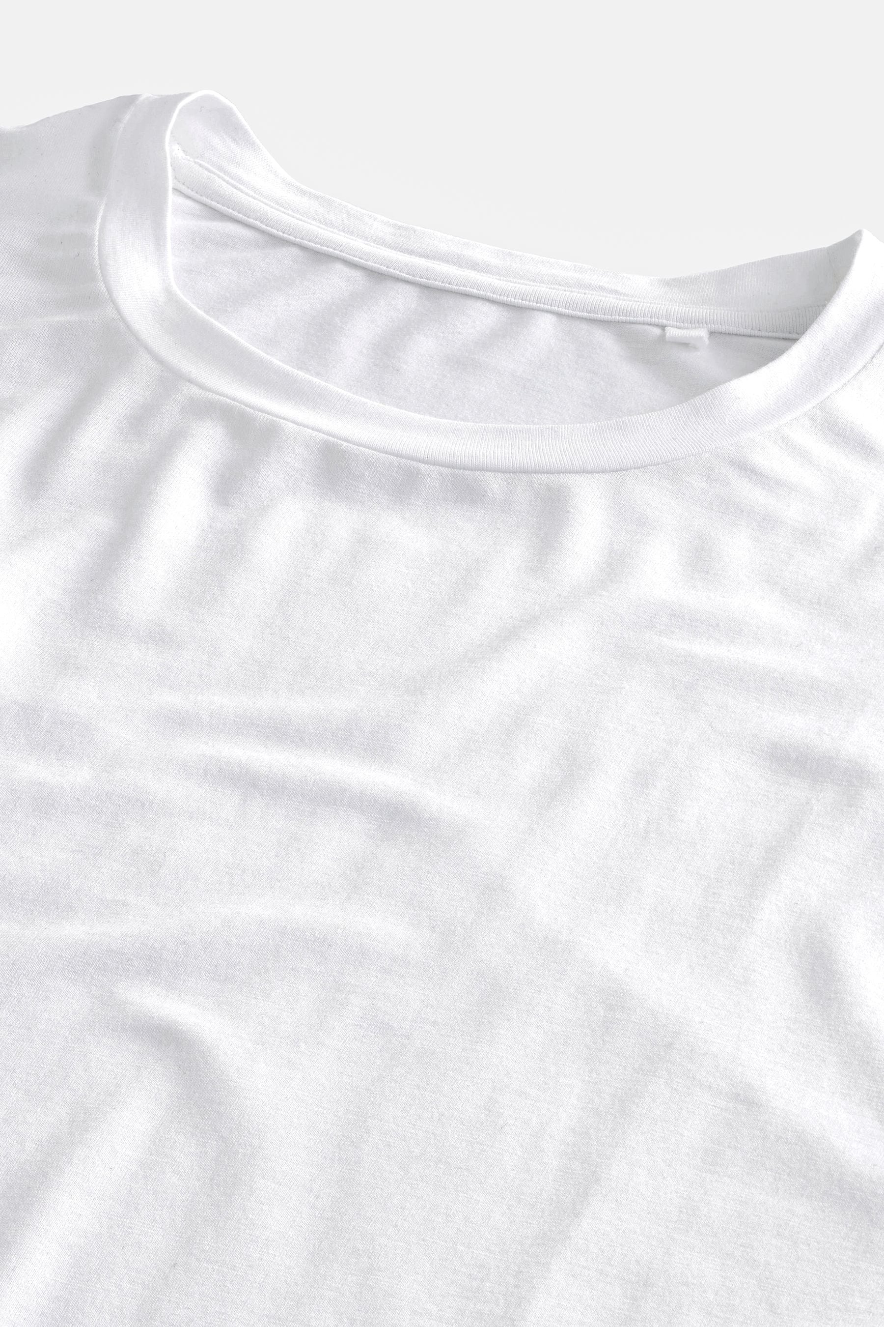 Buy White 2 Pack Signature Bamboo T Shirts from the Next UK online shop