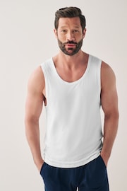 White 5 Pack Signature Bamboo Vests - Image 1 of 4